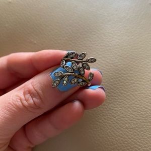 Pandora Sparkling Leaves Ring